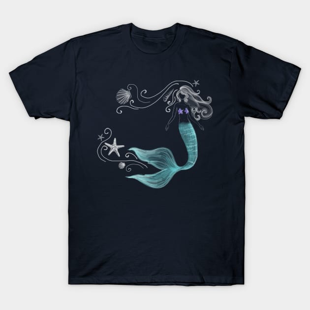 mermaid T-Shirt by vita95gelman